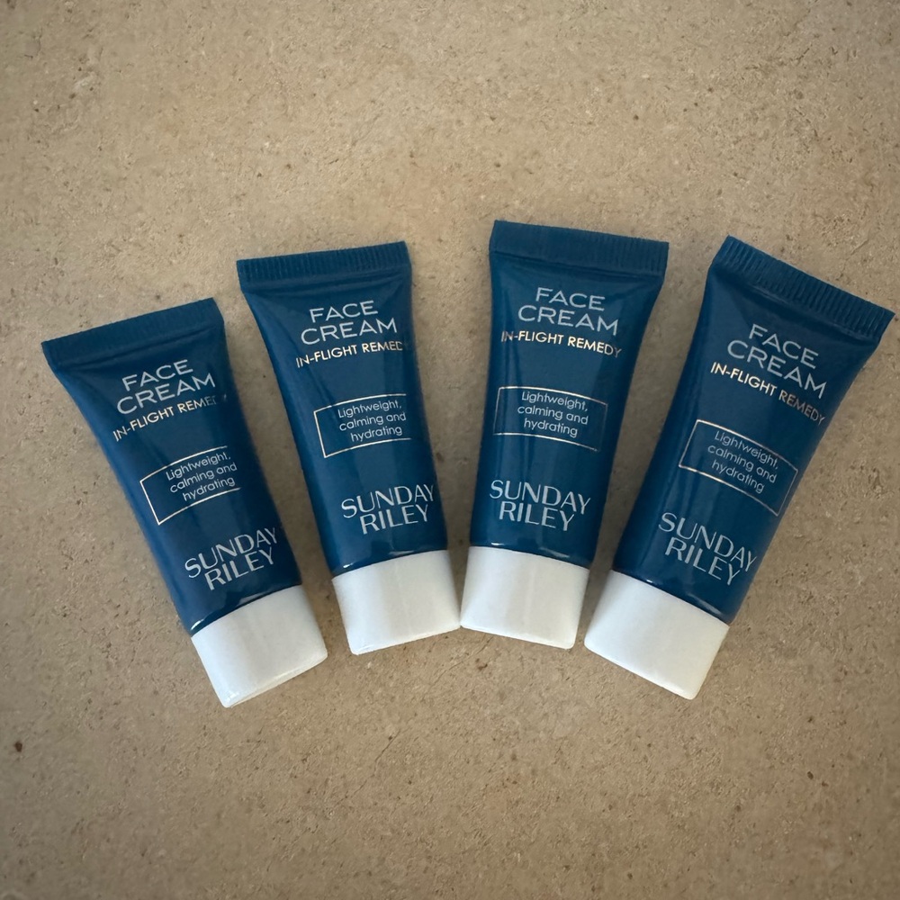 New Sunday Riley In-flight Remedy Hydrating Face Cream 0.17 Floz/5 ml * 4 Pcs